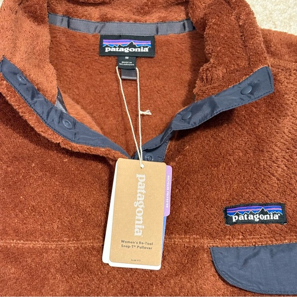 NWT Patagonia Women's Re-Tool Snap-T Pullover‎ Sisu Brown - Picture 3 of 5